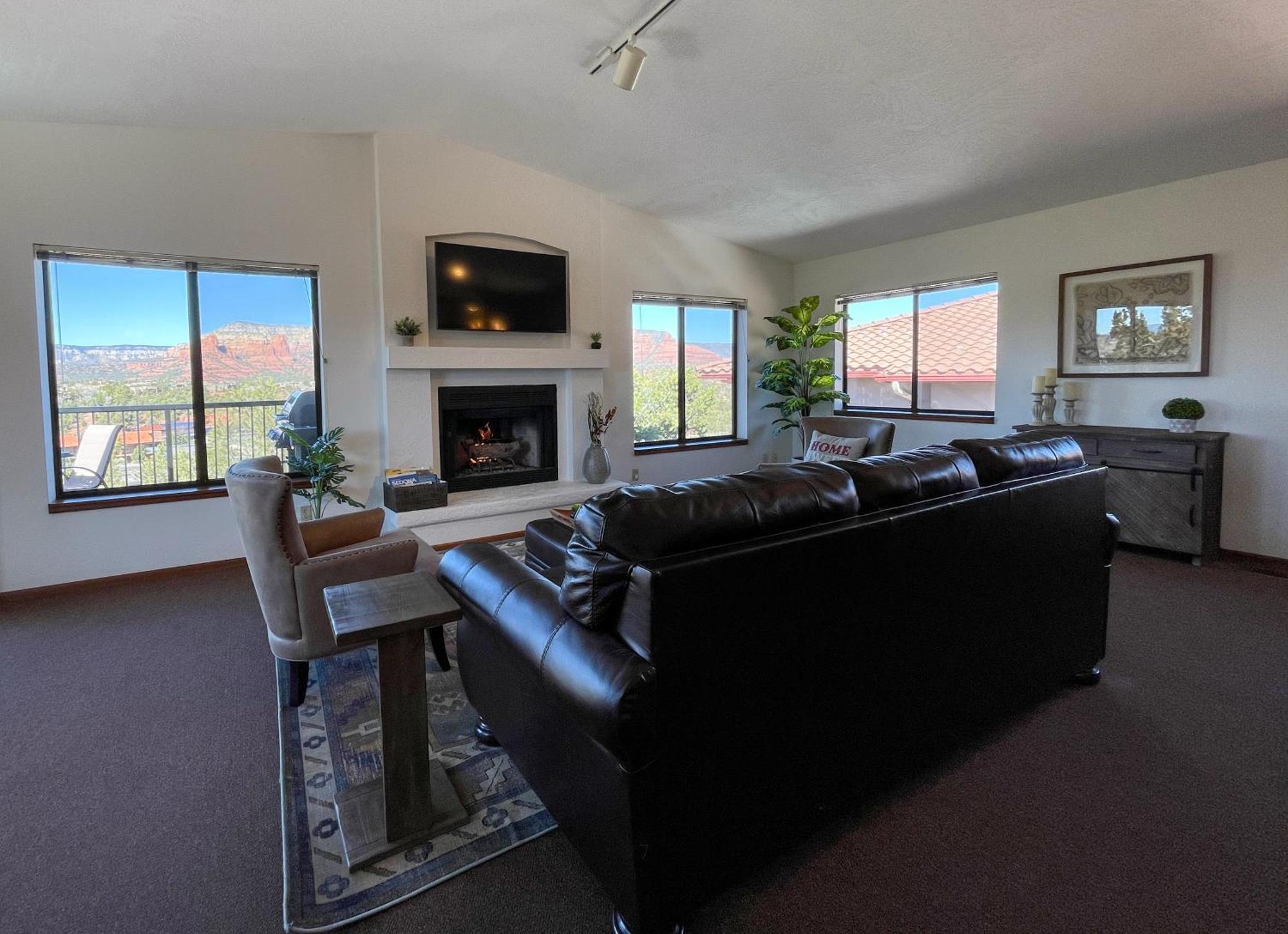 Vila Awe Inspiring Red Rock Views With Hot Tub! Sedona Exteriér fotografie